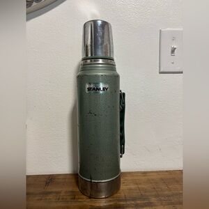 Vintage Stanley Classic Green Vacuum Bottle